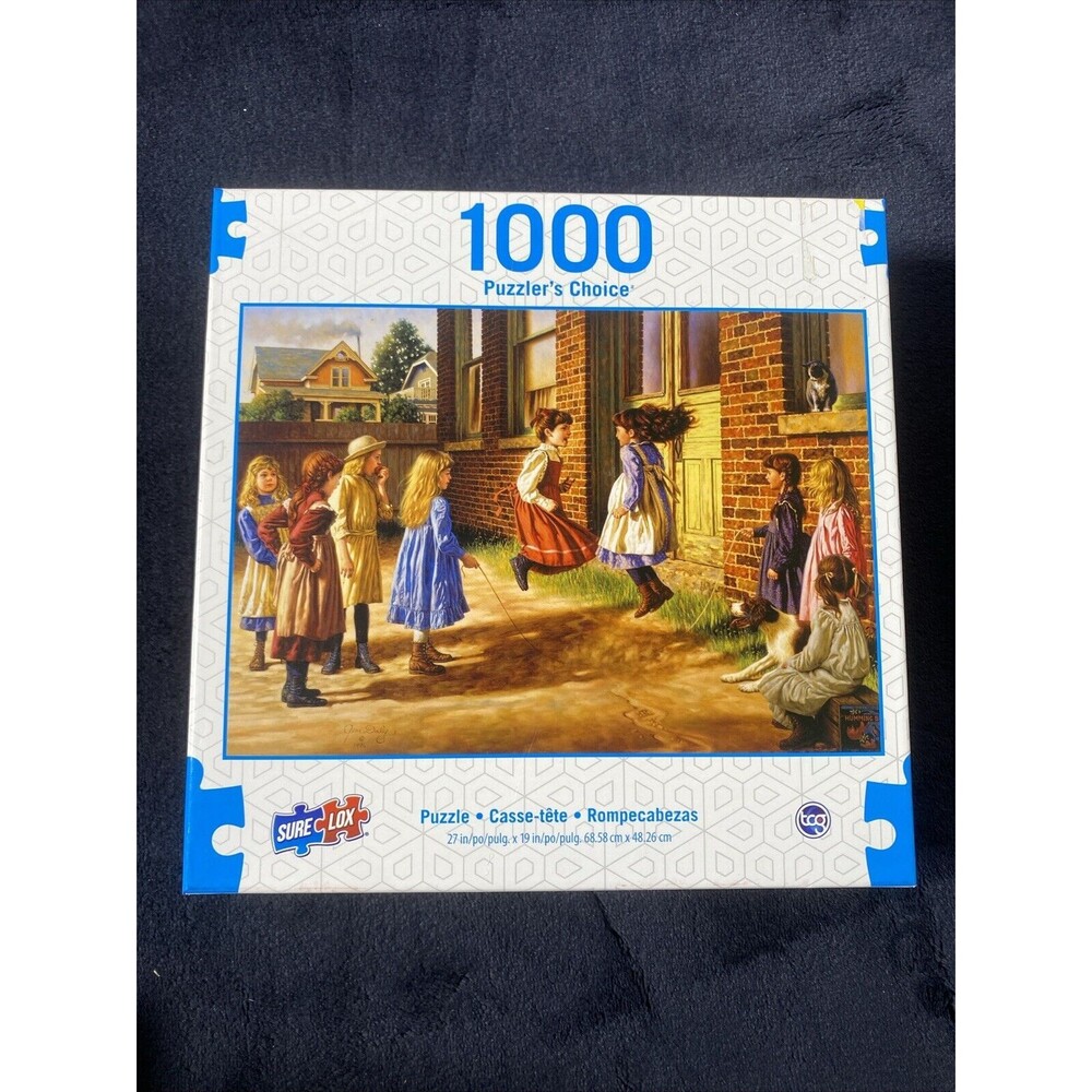 Nostalgia 1000 Piece Jigsaw Puzzle | Jumping Rope Scene
